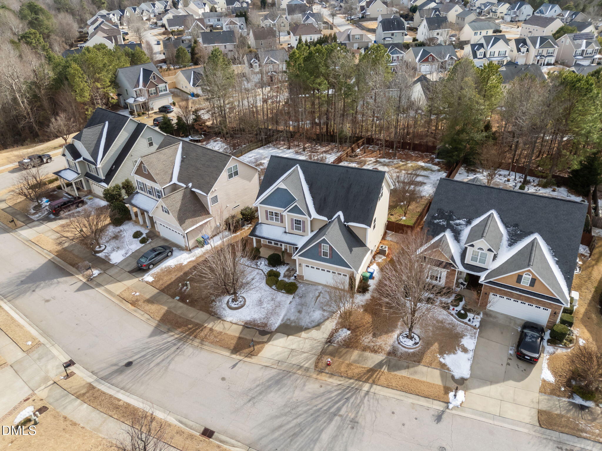 824 Lone Pine Loop Fuquay-Varina, NC 27526 - Photo 53 of 62 an aerial view of a house with swimming pool and sitting area