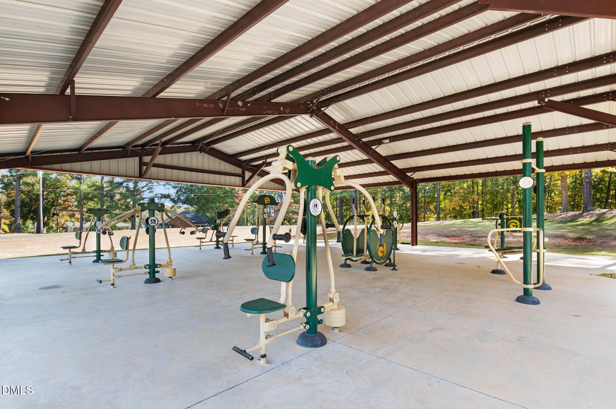 105 Kansas Drive Spring Hope, NC 27882 - Photo 48 of 54 a view of a gym with a porch