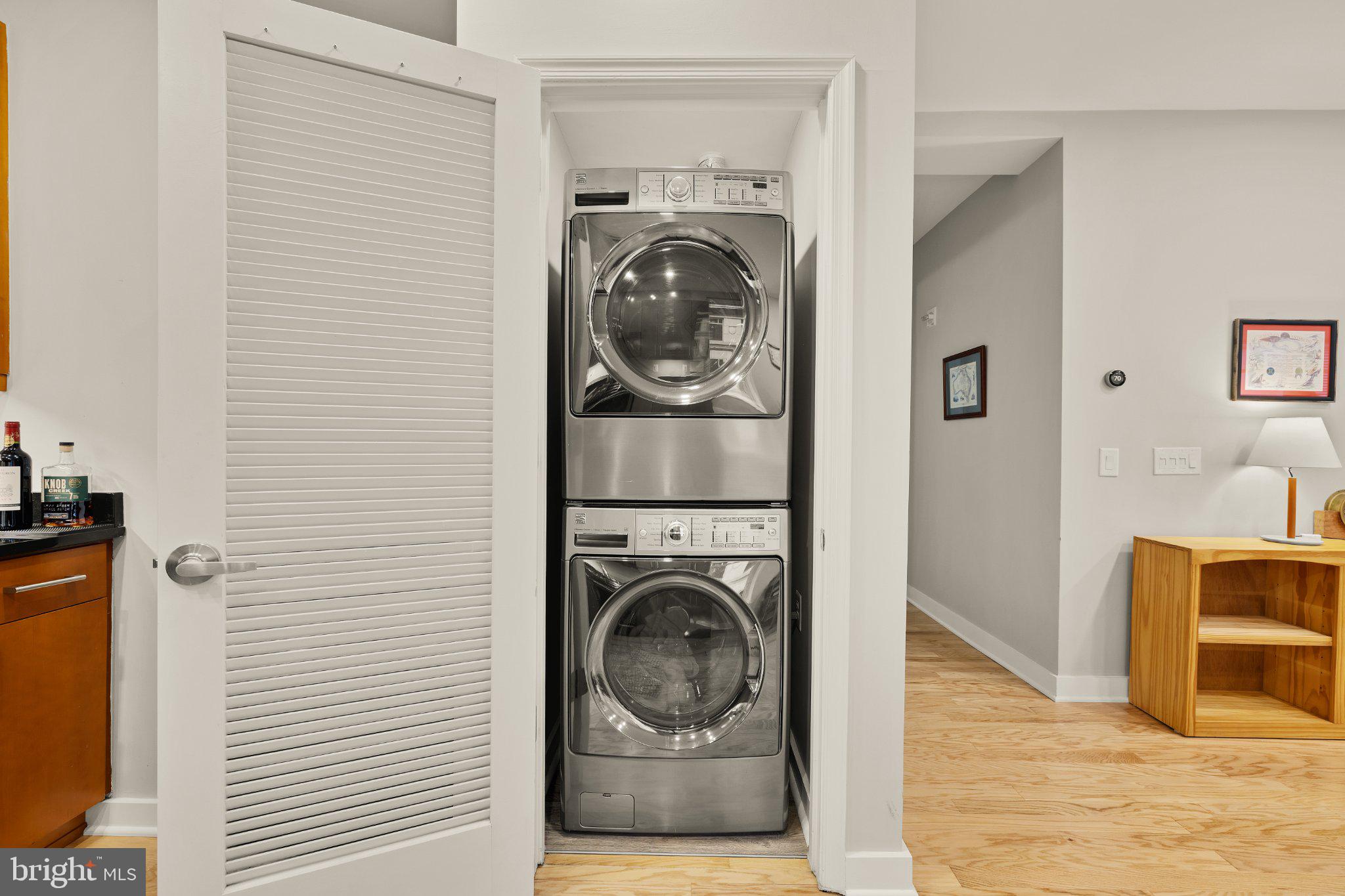 675 E Street Northwest, Unit 350 Washington, DC 20004 - Photo 18 of 29 Efficient laundry nook in modern design.