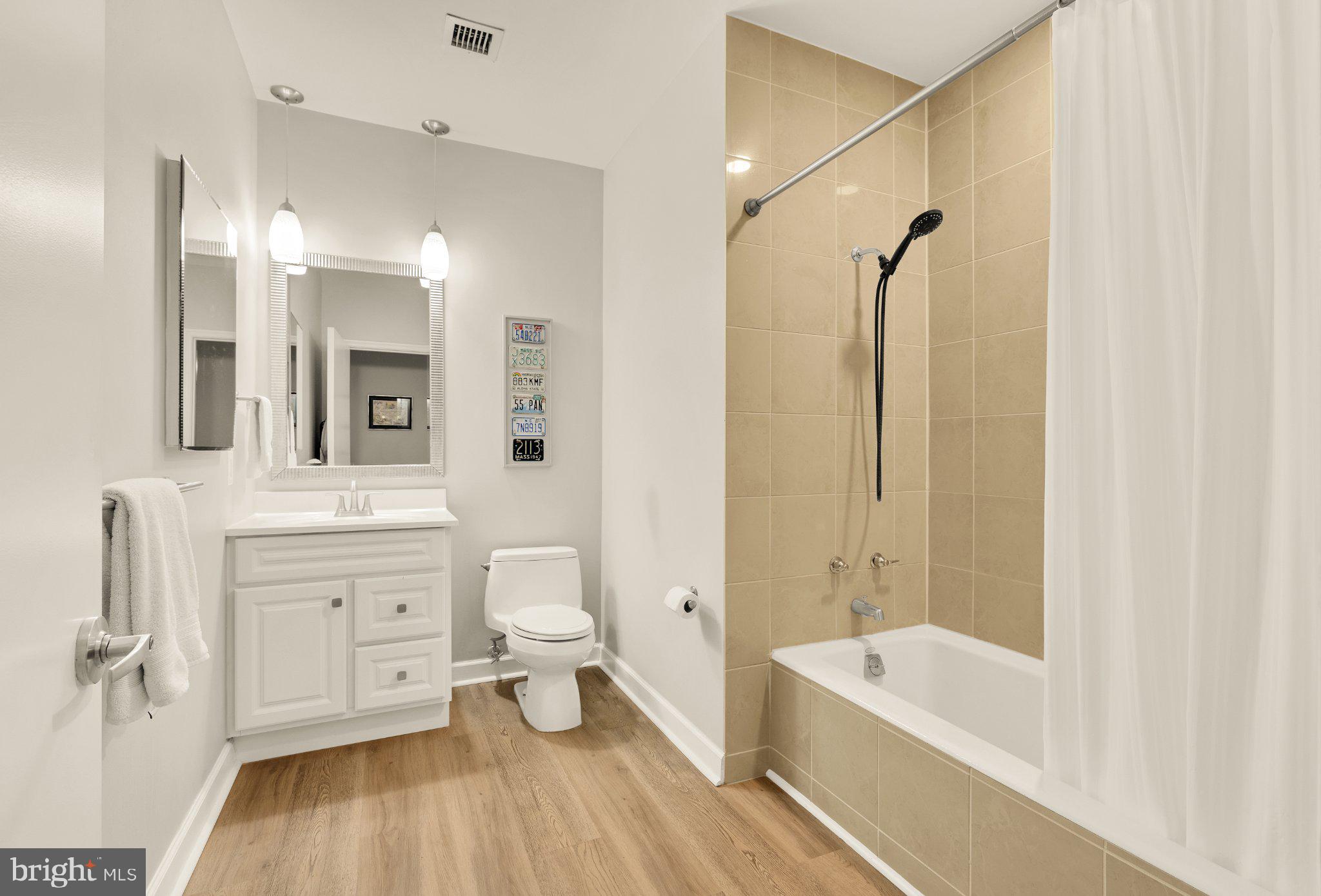 675 E Street Northwest, Unit 350 Washington, DC 20004 - Photo 10 of 29 Modern bathroom with sleek finishes.
