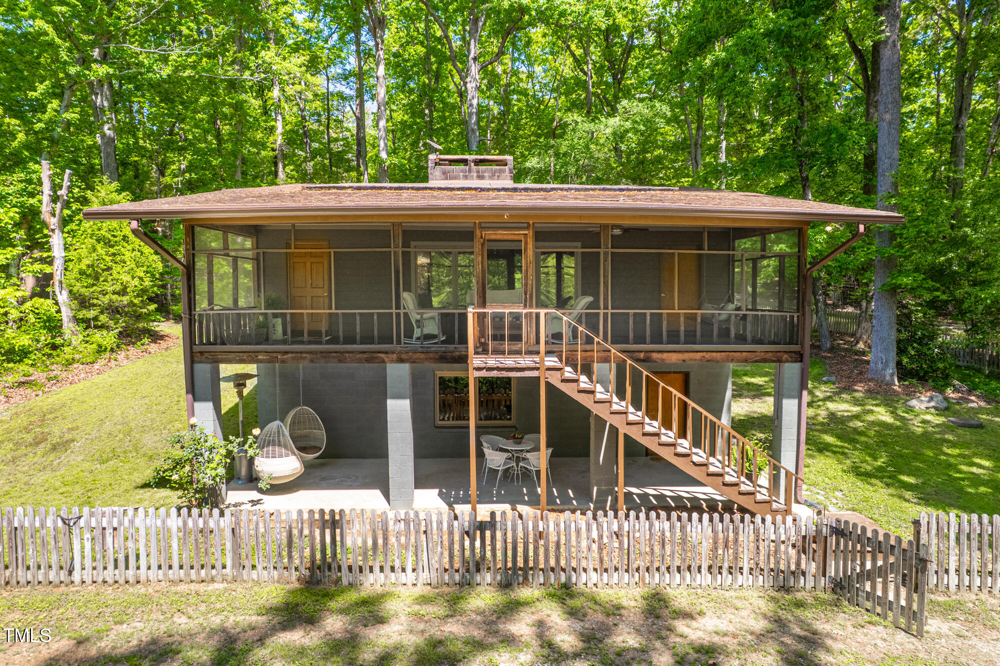 a front view of a house with a porch