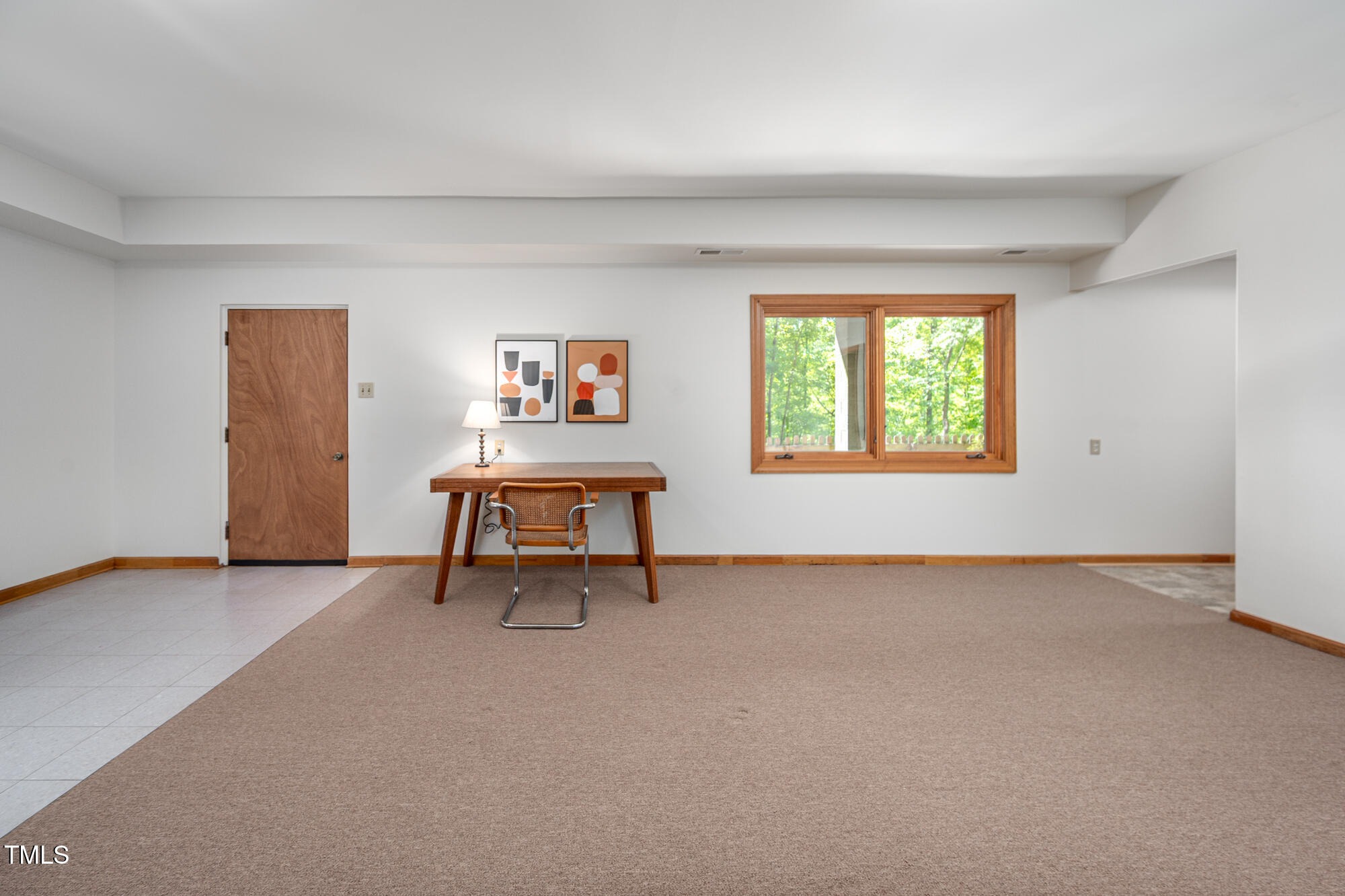7723 Johnson Mill Road Bahama, NC 27503 - Photo 31 of 58 Lower Level Living Room
