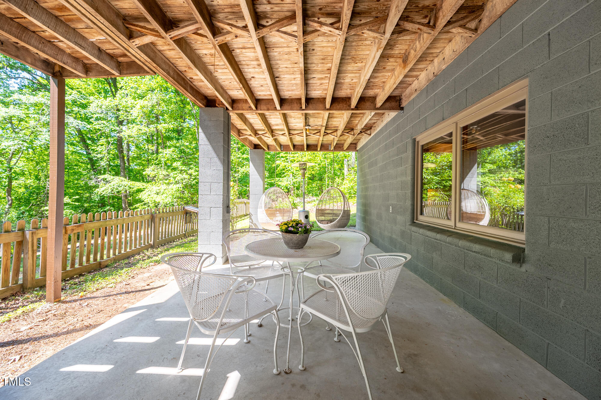 7723 Johnson Mill Road Bahama, NC 27503 - Photo 38 of 58 a dining room with furniture water view and pool table