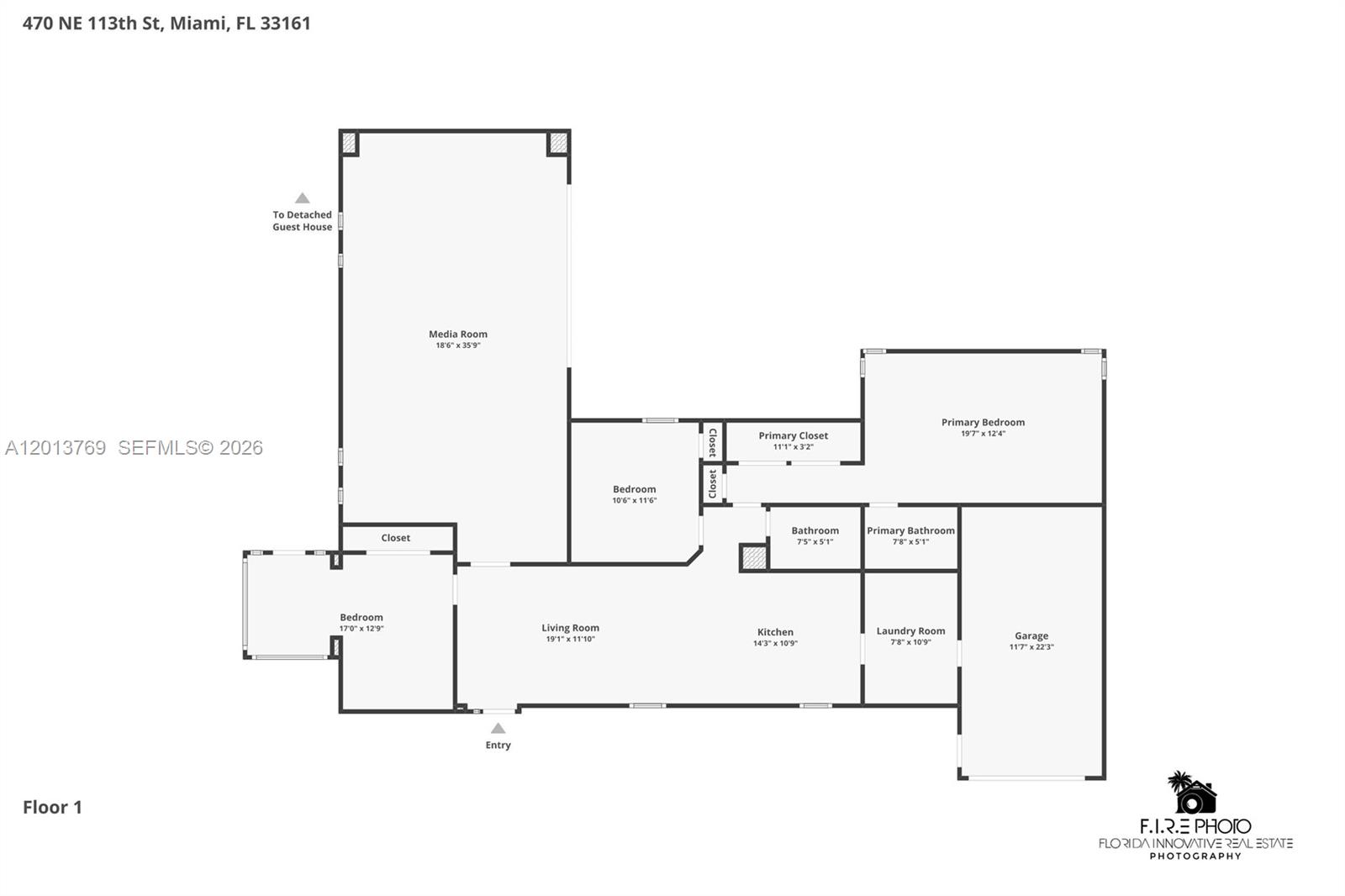 470 Northeast 113th Street, Unit 1 Miami, FL 33161 - Photo 54 of 56 Photo 55