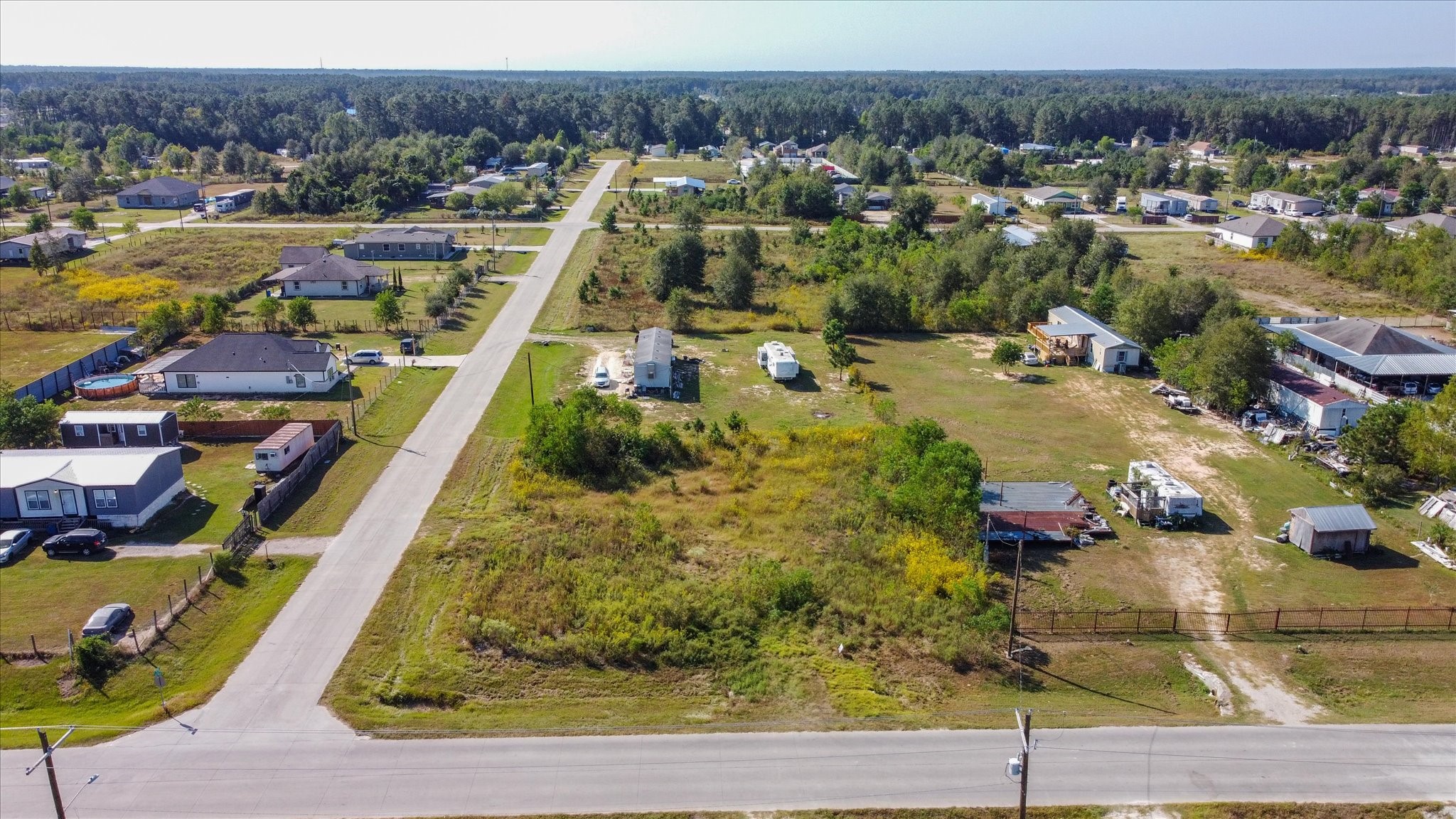 346 County Road 3550 Cleveland, TX 77327 - Photo 6 of 14 Snapshot from the commercial street side, highlighting potential business visibility.