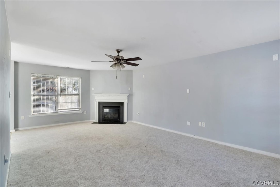2931 Heather Ridge Drive Henrico, VA 23231 - Photo 6 of 30 a view of empty room with a fireplace