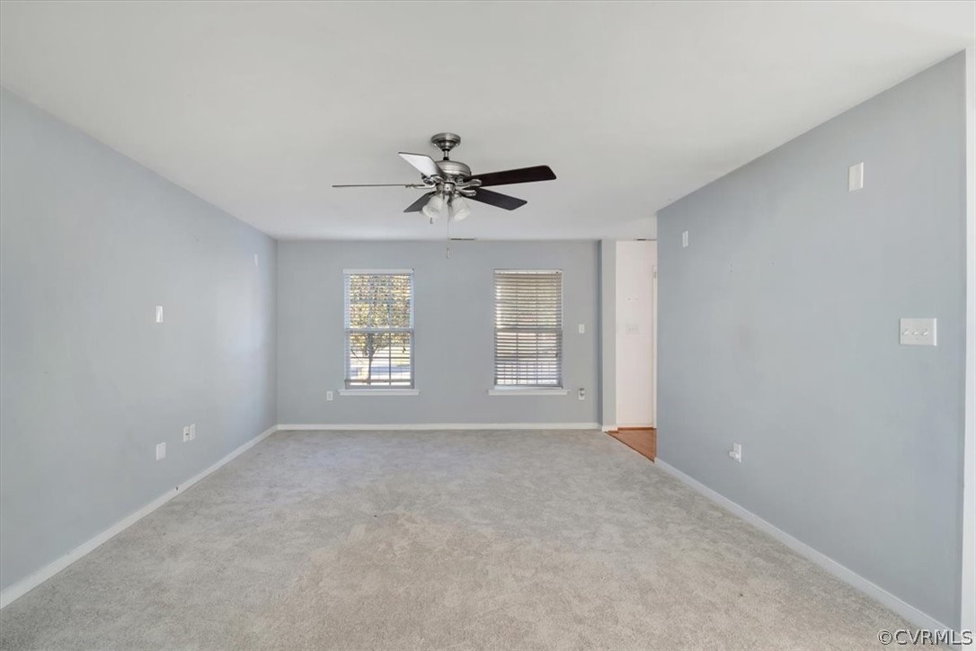 2931 Heather Ridge Drive Henrico, VA 23231 - Photo 8 of 30 a view of room with window and ceiling fan
