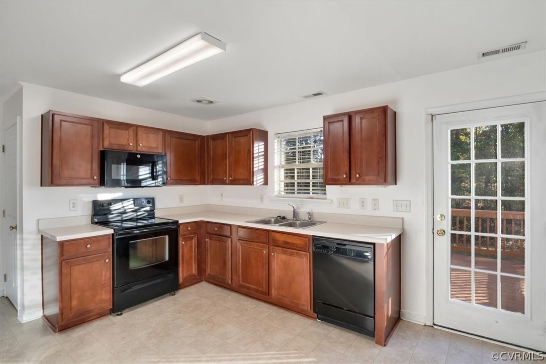 2931 Heather Ridge Drive Henrico, VA 23231 - Photo 10 of 30 a kitchen with stainless steel appliances granite countertop a stove sink and microwave