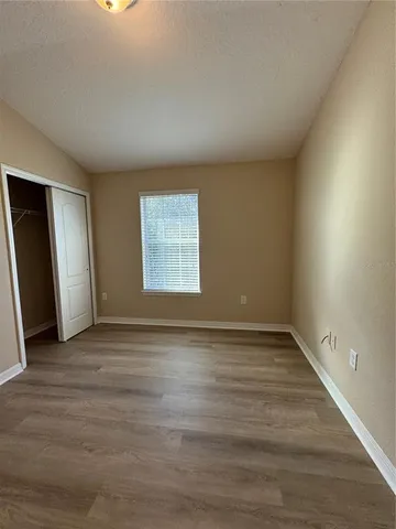 an empty room with window