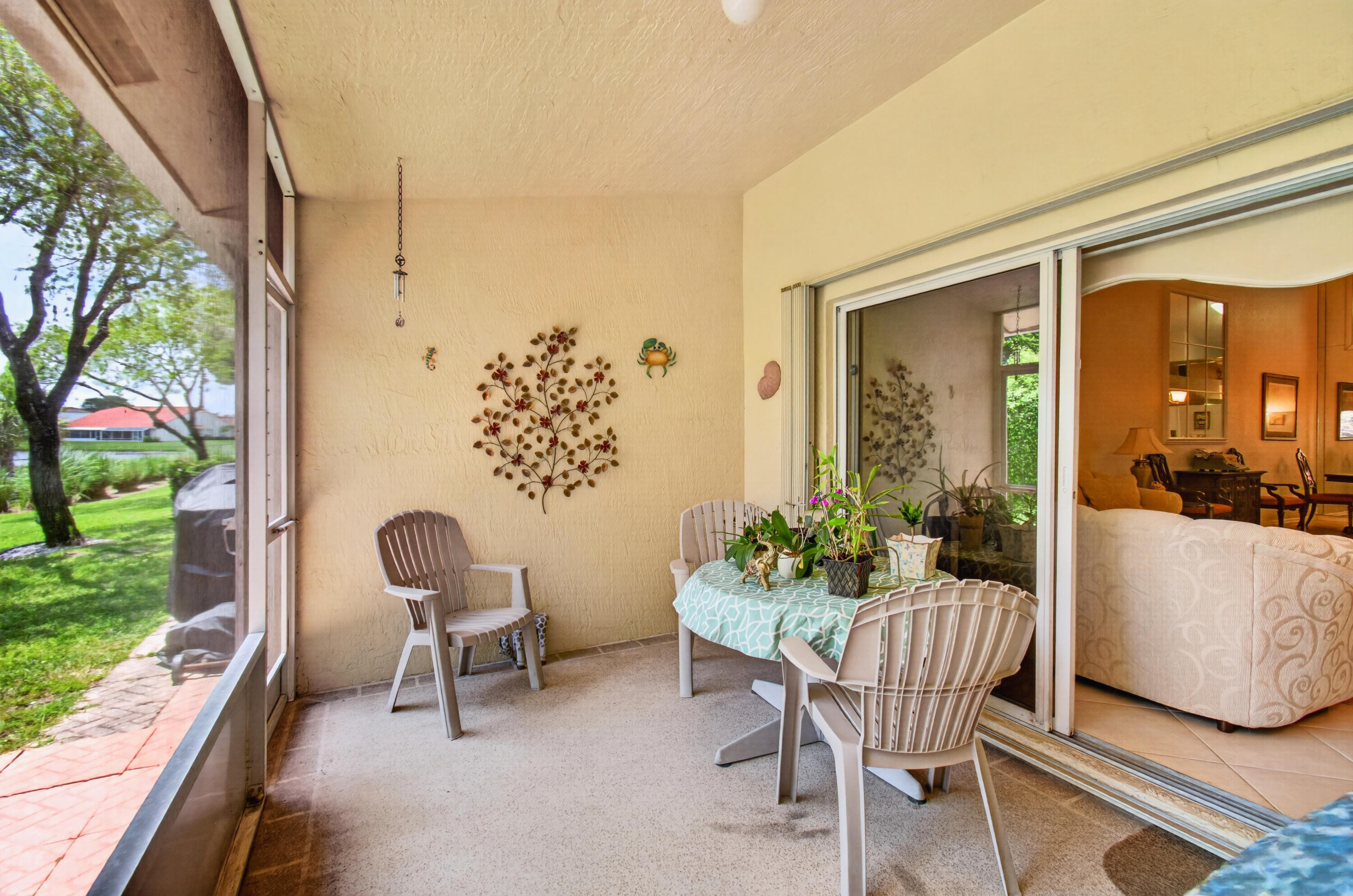 6088 Caladium Road Delray Beach, FL 33484 - Photo 37 of 59 Roofed & Screened Patio