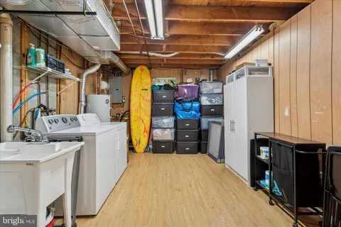 a view of storage and utility room