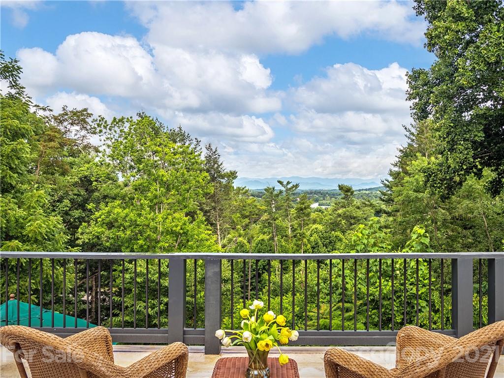 930 Country Club Road Asheville, NC 28804 - Photo 29 of 47 a view of a balcony with lake view and mountain view