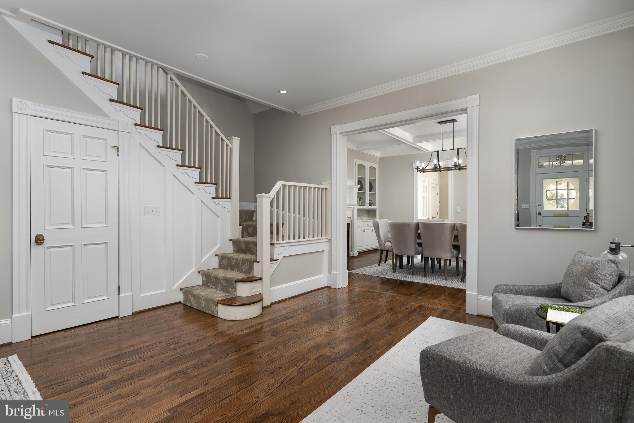 1730 Park Road Northwest Washington, DC 20010 - Photo 12 of 74 Stairs, living room, dining room