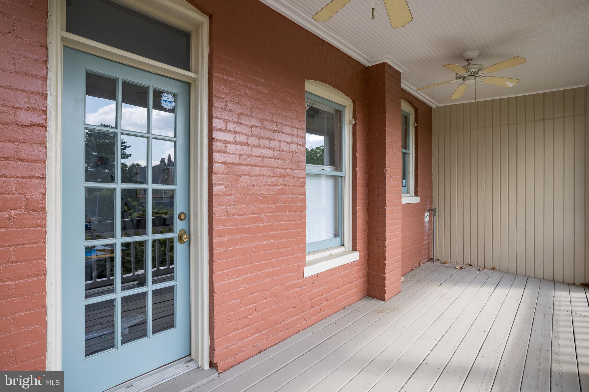 1730 Park Road Northwest Washington, DC 20010 - Photo 32 of 74 Balcony, porch, outdoor space, ceiling fan.