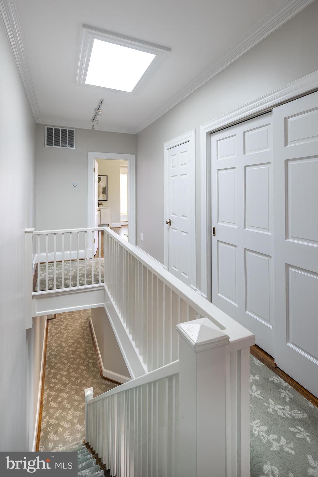 1730 Park Road Northwest Washington, DC 20010 - Photo 41 of 74 Skylight, closets, linen closet, carpet runner