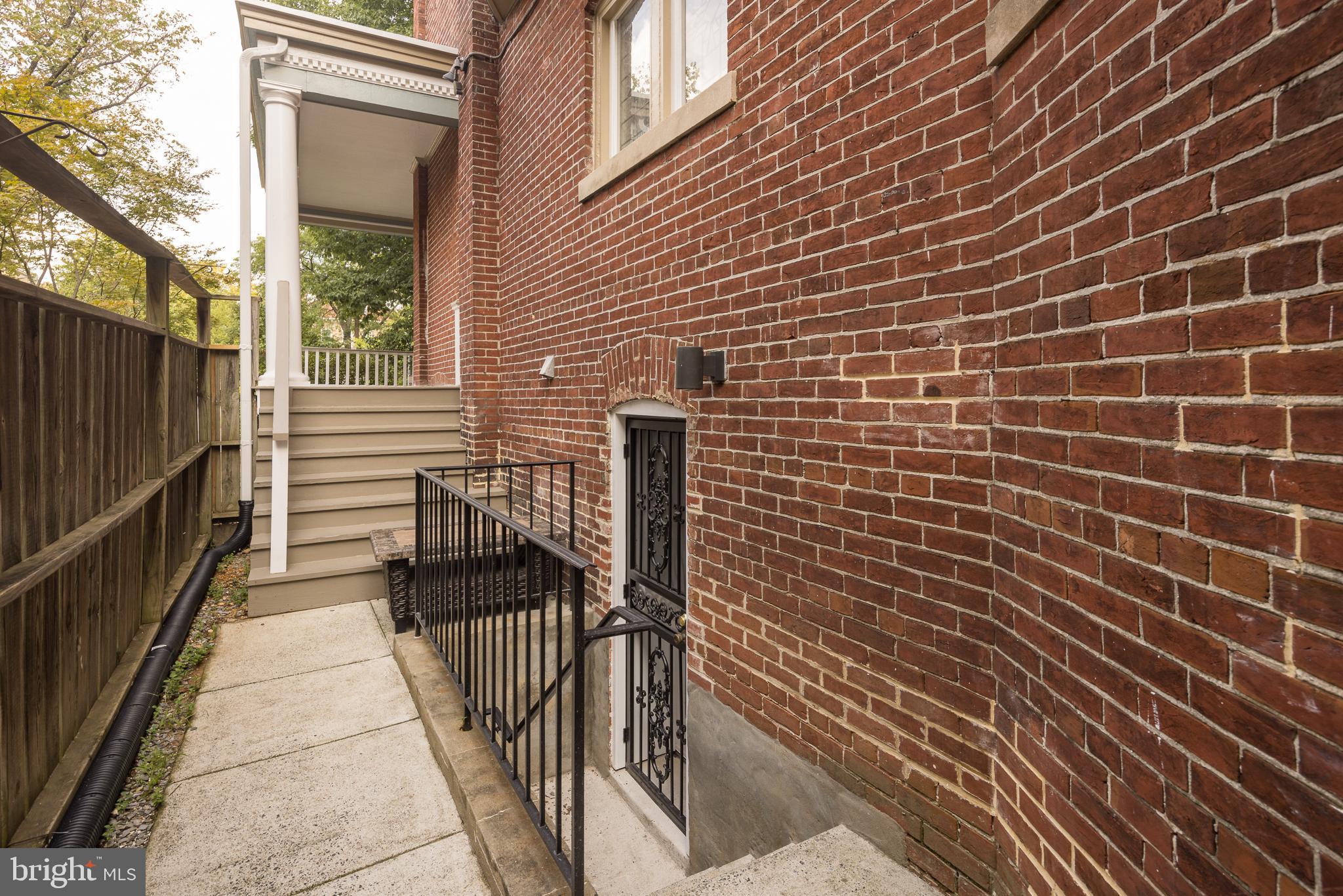1730 Park Road Northwest Washington, DC 20010 - Photo 49 of 74 Walkway to basement apartment, private entrance