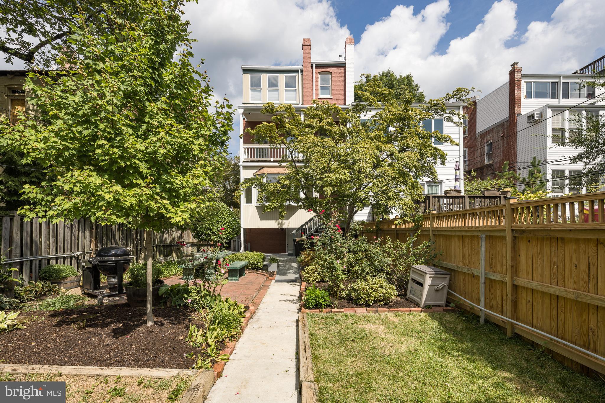 1730 Park Road Northwest Washington, DC 20010 - Photo 64 of 74 Large yard, grass, lawn, maple tree, balconies