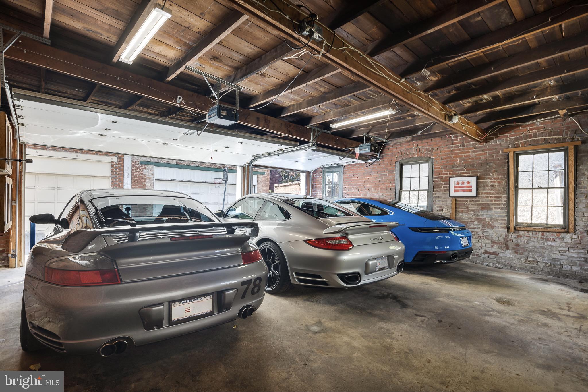 1730 Park Road Northwest Washington, DC 20010 - Photo 70 of 74 Large three car garage,, three Porsche parking