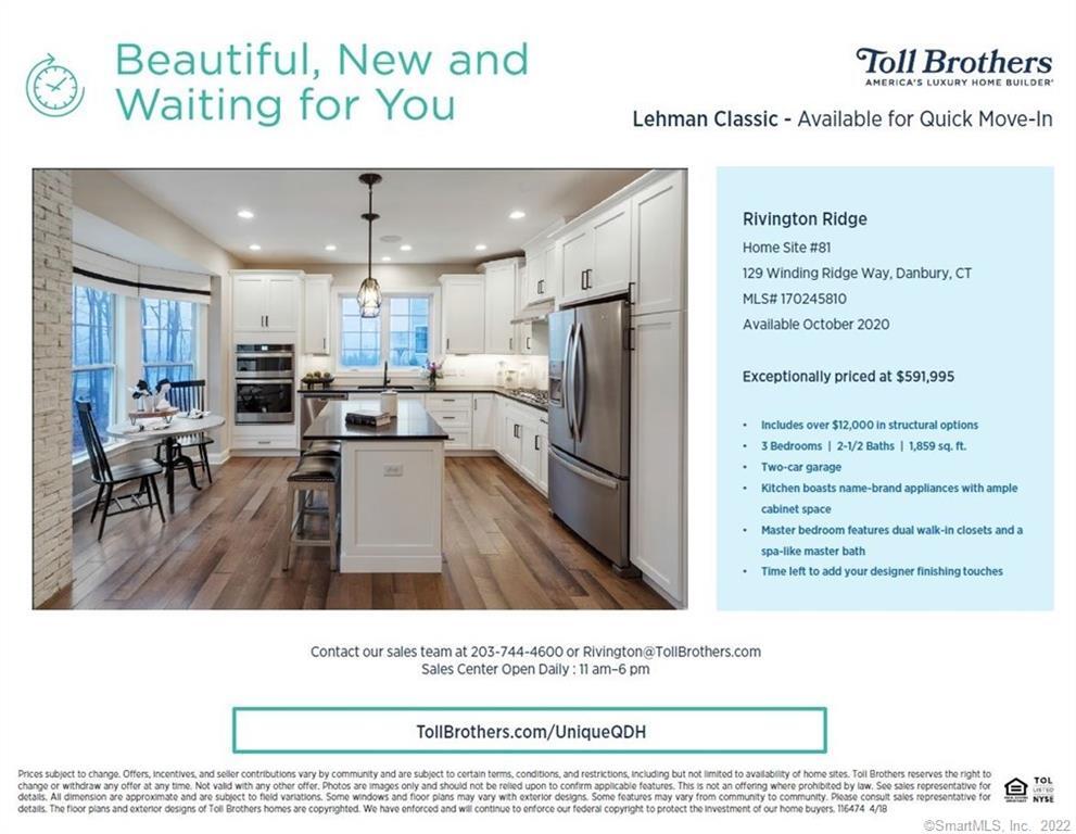 129 Winding Ridge Way, Unit 81 Danbury, CT 06810 - Photo 1 of 1 Gallery Image 1