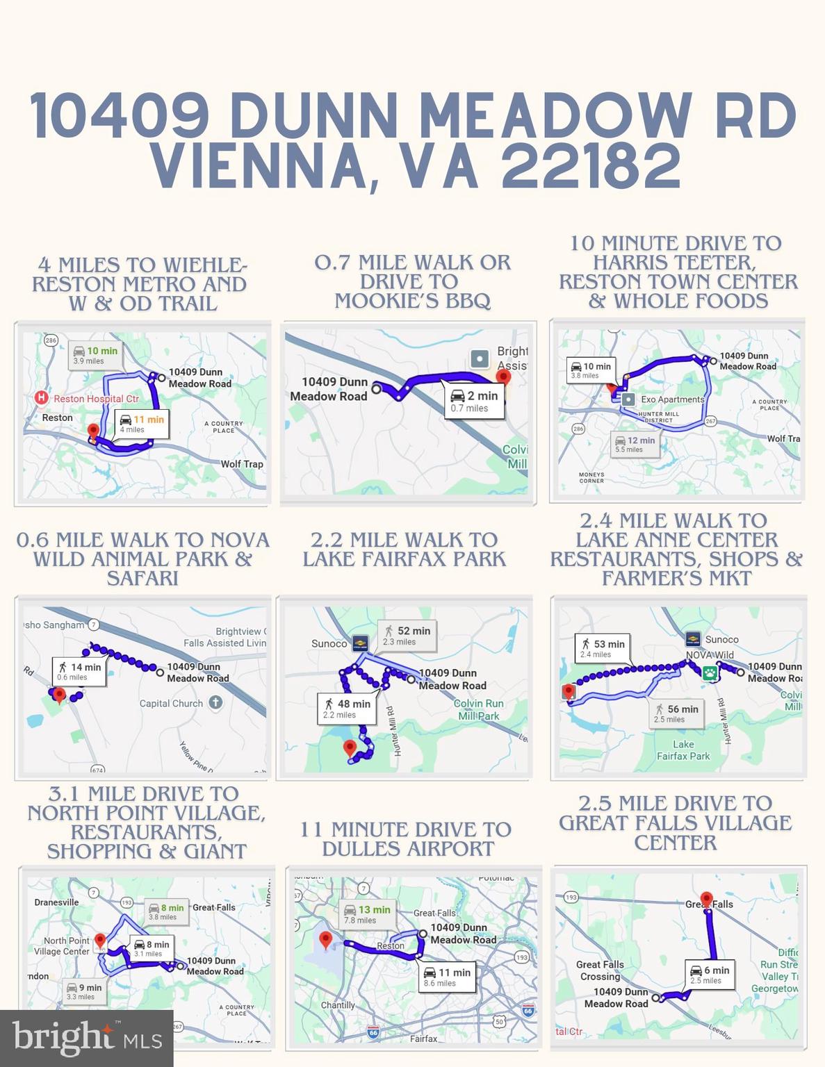 10409 Dunn Meadow Road Vienna, VA 22182 - Photo 31 of 34 Area Attractions