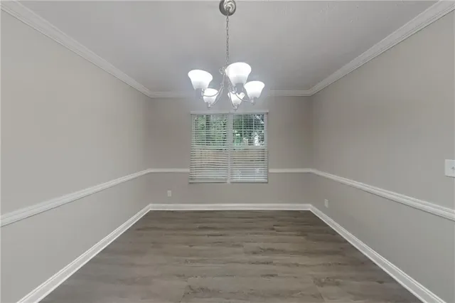 wooden floor in an empty room