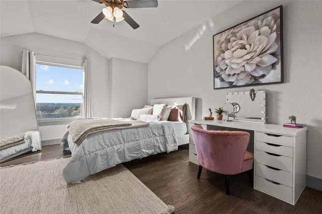 a view of backyard with seating area