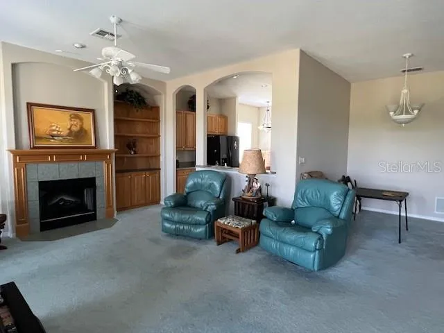 a view of a room with rack on the wall