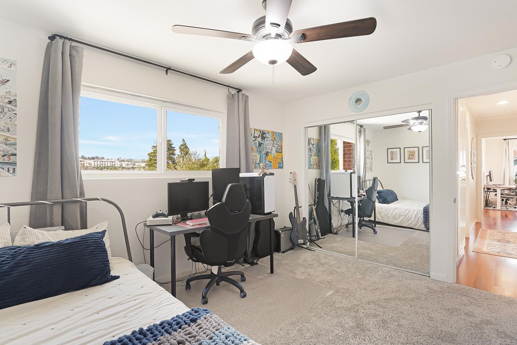 4966 Park Drive Carlsbad, CA 92008 - Photo 26 of 45 a view of a workspace with furniture and a window