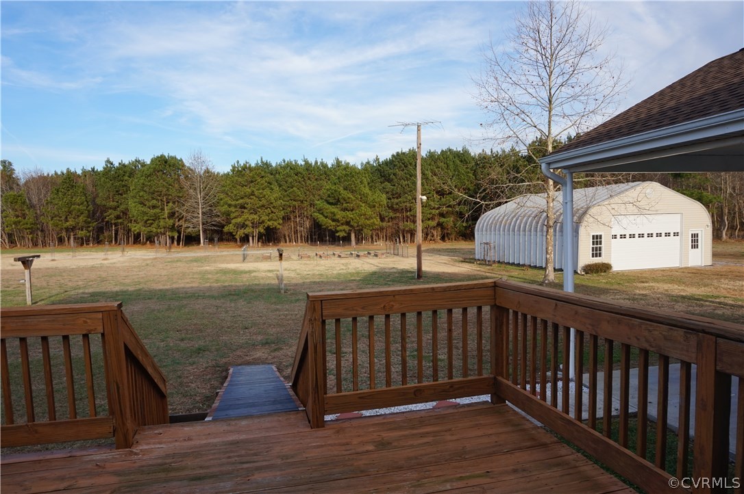 9200 Old Stage Road Prince George, VA 23875 - Photo 32 of 32 rear yard cleared space and and woods