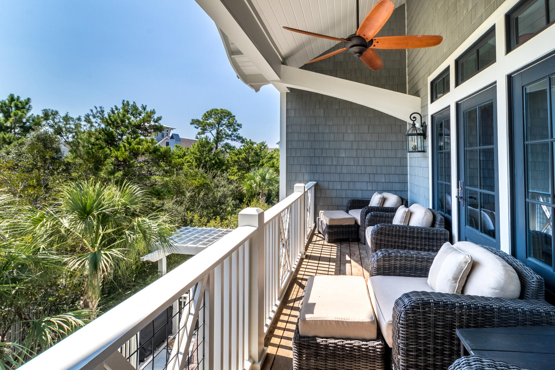 52 North Shingle Way Inlet Beach, FL 32461 - Photo 23 of 49 a view of balcony with couches
