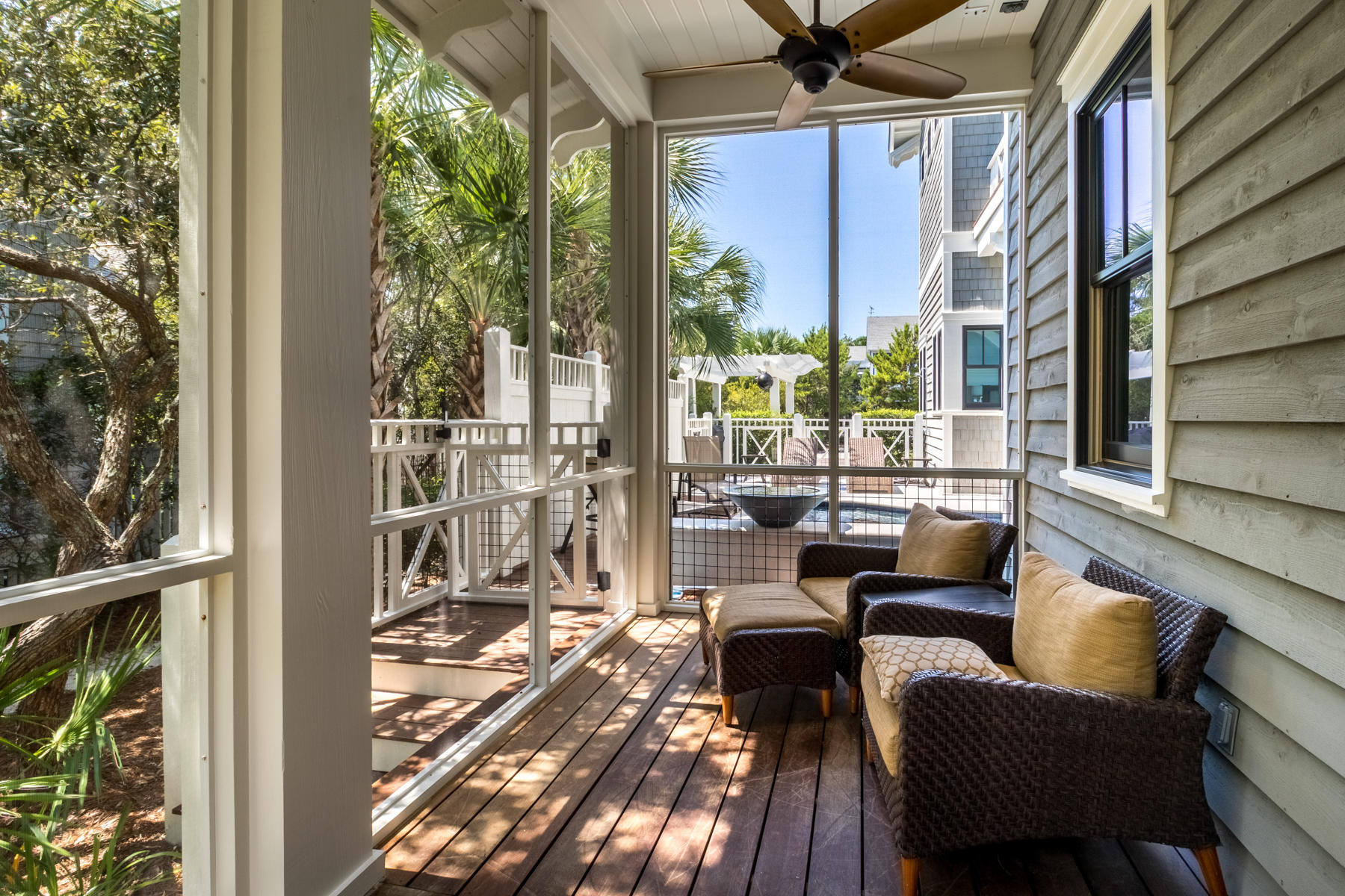 52 North Shingle Way Inlet Beach, FL 32461 - Photo 36 of 49 a view of a outdoor space with seating area