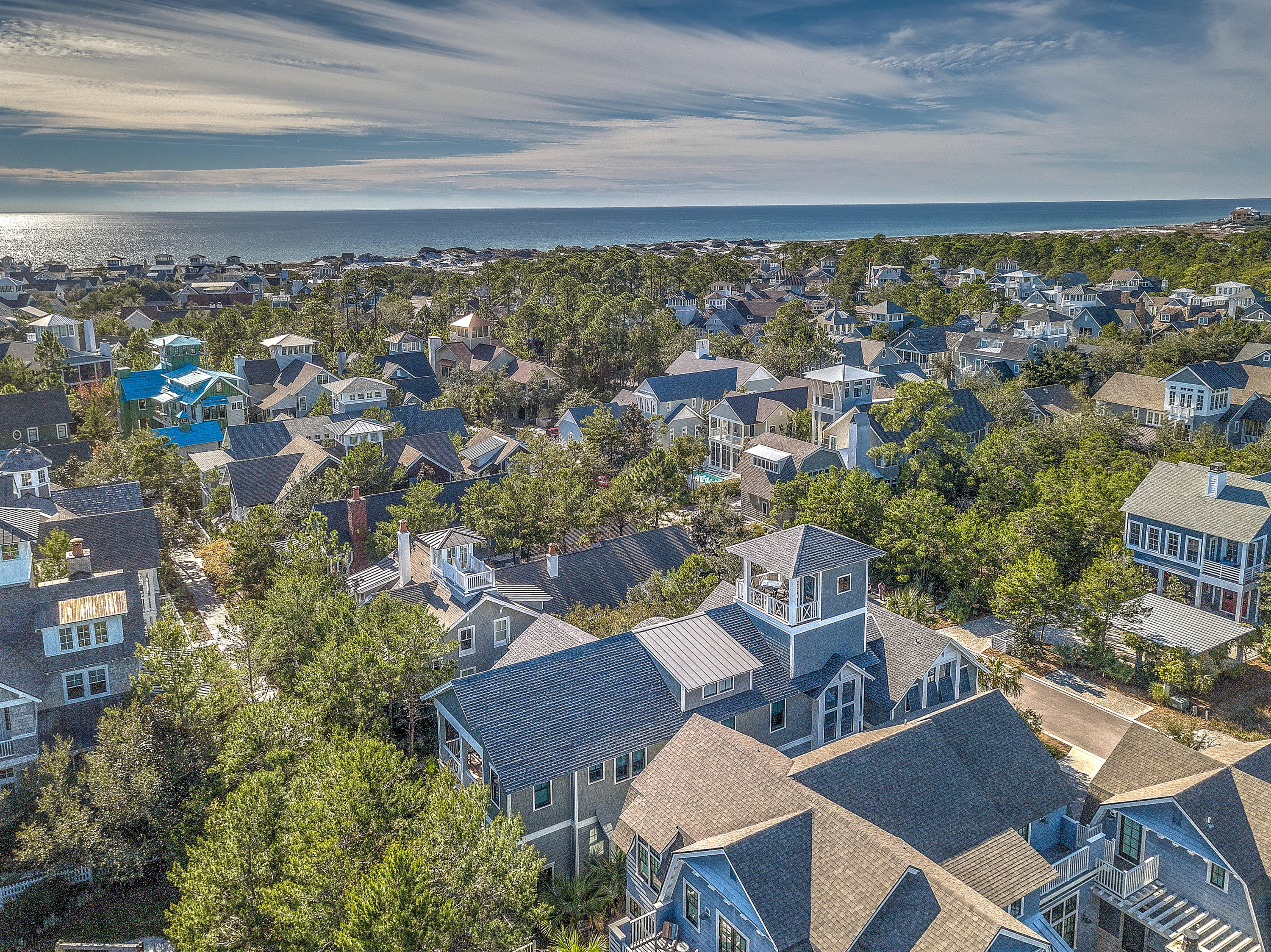 52 North Shingle Way Inlet Beach, FL 32461 - Photo 44 of 49 a view of a city from a terrace