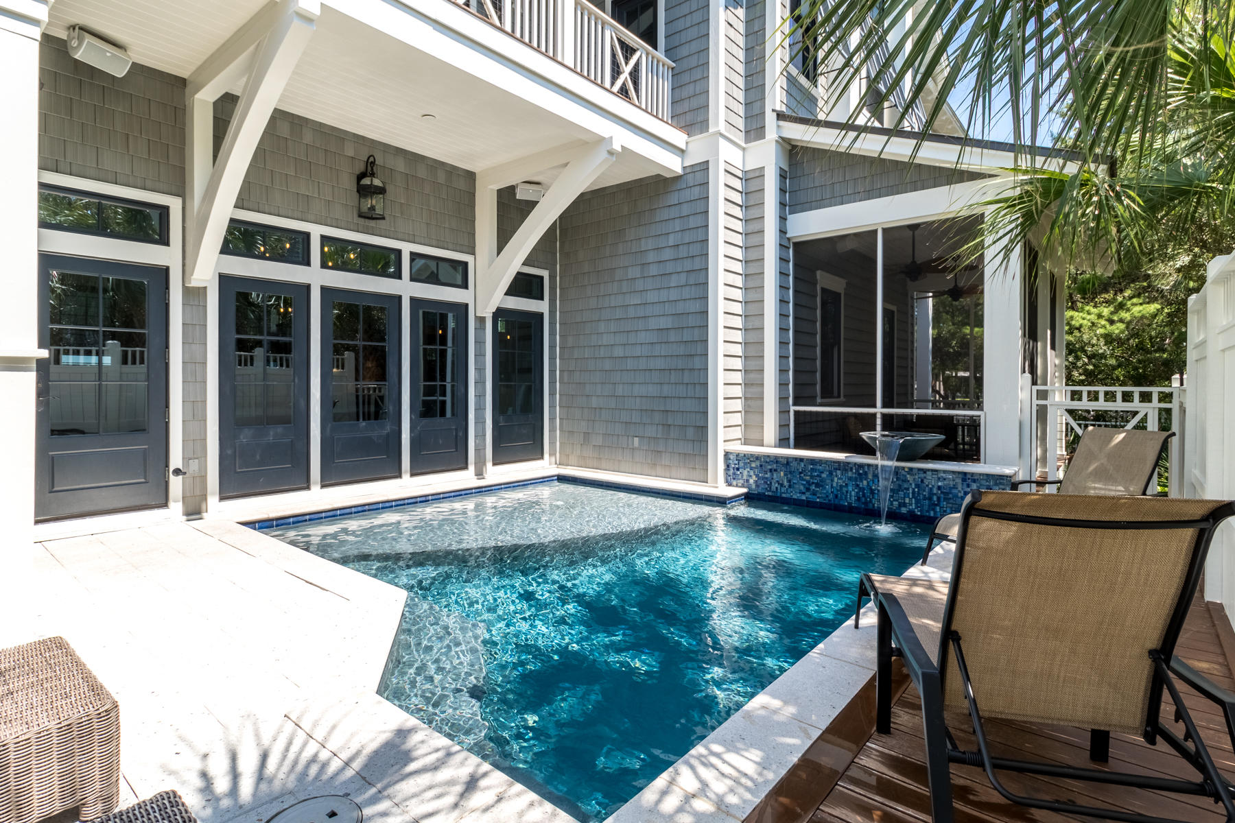 52 North Shingle Way Inlet Beach, FL 32461 - Photo 10 of 49 a view of a house with backyard and sitting area