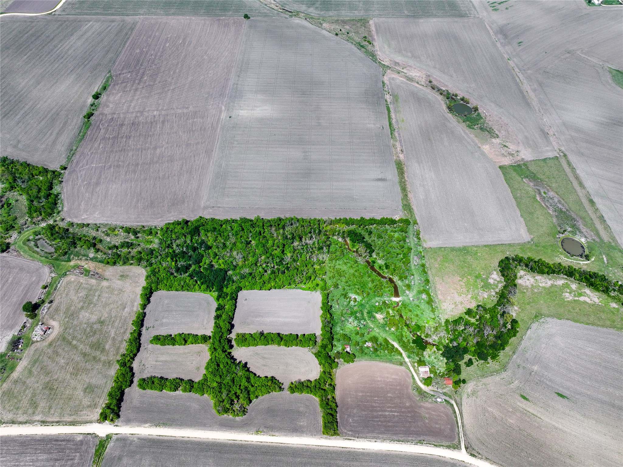 8500 North Fork Road Bartlett, TX 76511 - Photo 15 of 25 an aerial view of a house with a yard and garden