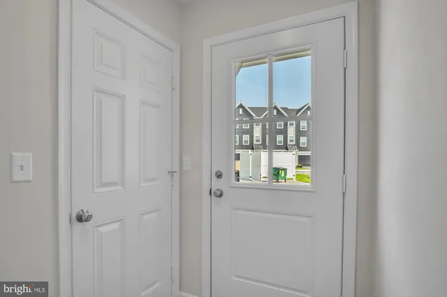 a view of front door