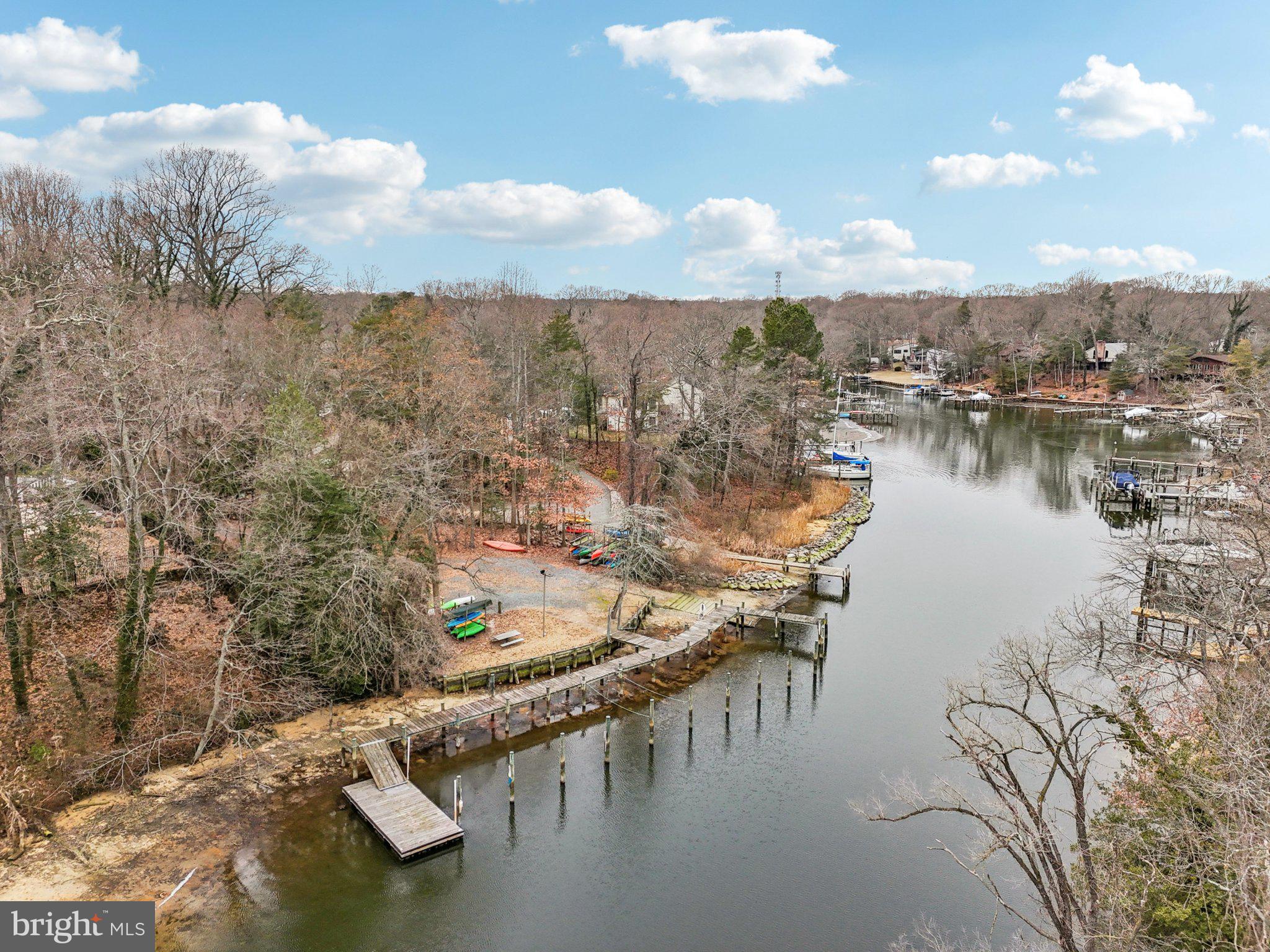 100 Stauffer Road Severna Park, MD 21146 - Photo 40 of 53 Creek leads to Magothy River and Chesapeake Bay