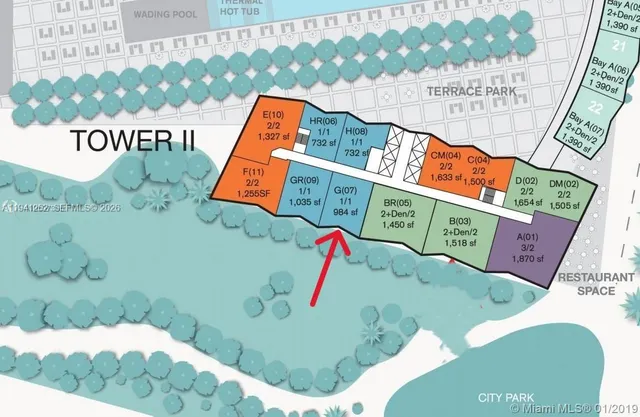 $655,000 | 495 Brickell Avenue, Unit 3507, Miami, FL 33131