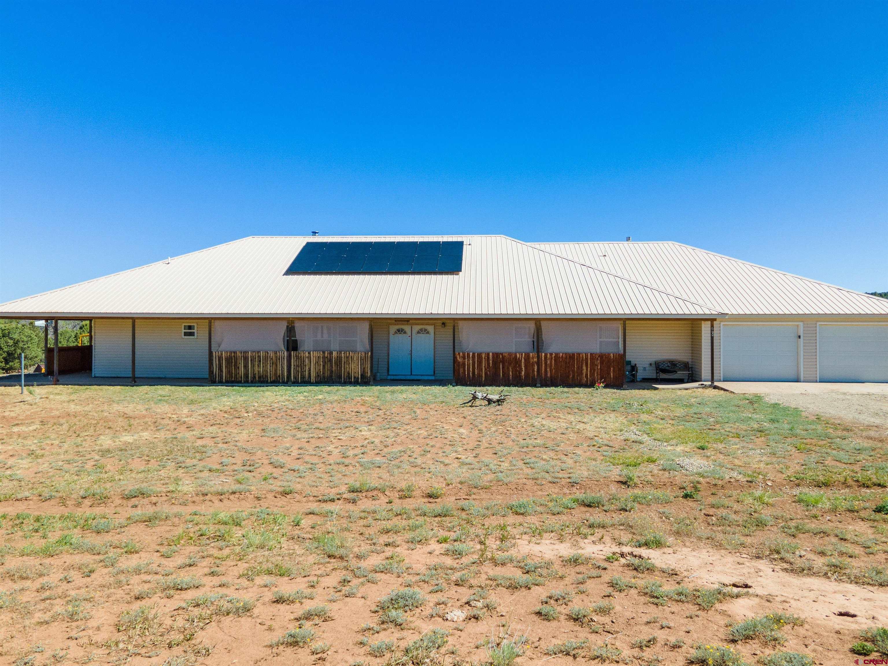 a house view with a outdoor space