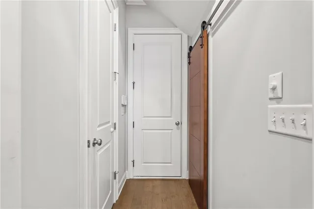 a view of front door