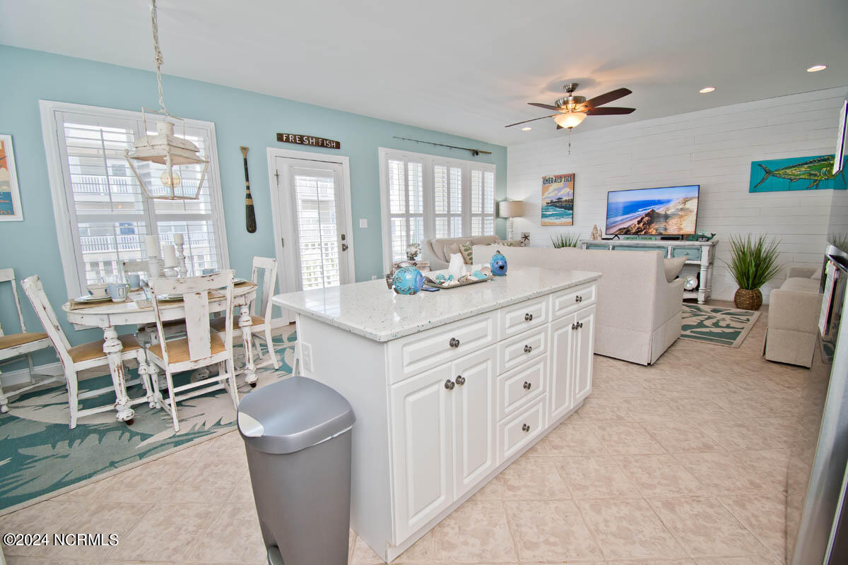 1701 Salter Path Road, Unit 201J Indian Beach, NC 28512 - Photo 9 of 54 Dining/LR from kitchen