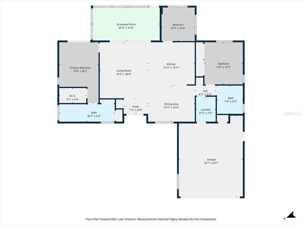 8078 Pagoda Drive Spring Hill, FL 34606 - Photo 40 of 54 a picture of floor plan