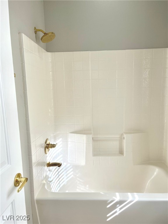 231 Spectacular Street Henderson, NV 89052 - Photo 45 of 66 Jack and Jill bath with double sink, cultured marble countertop, oak cabinets and shower/tub combo