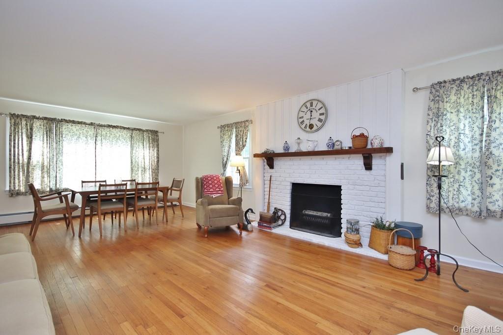 72 Egbertson Road Campbell Hall, NY 10916 - Photo 7 of 45 Large living room with brick fireplace
