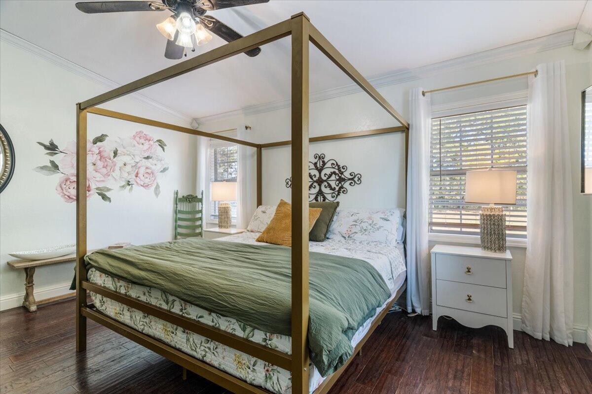 3562 Bob Tolbert Road Navarre, FL 32566 - Photo 18 of 55 a bedroom with a bed and a window