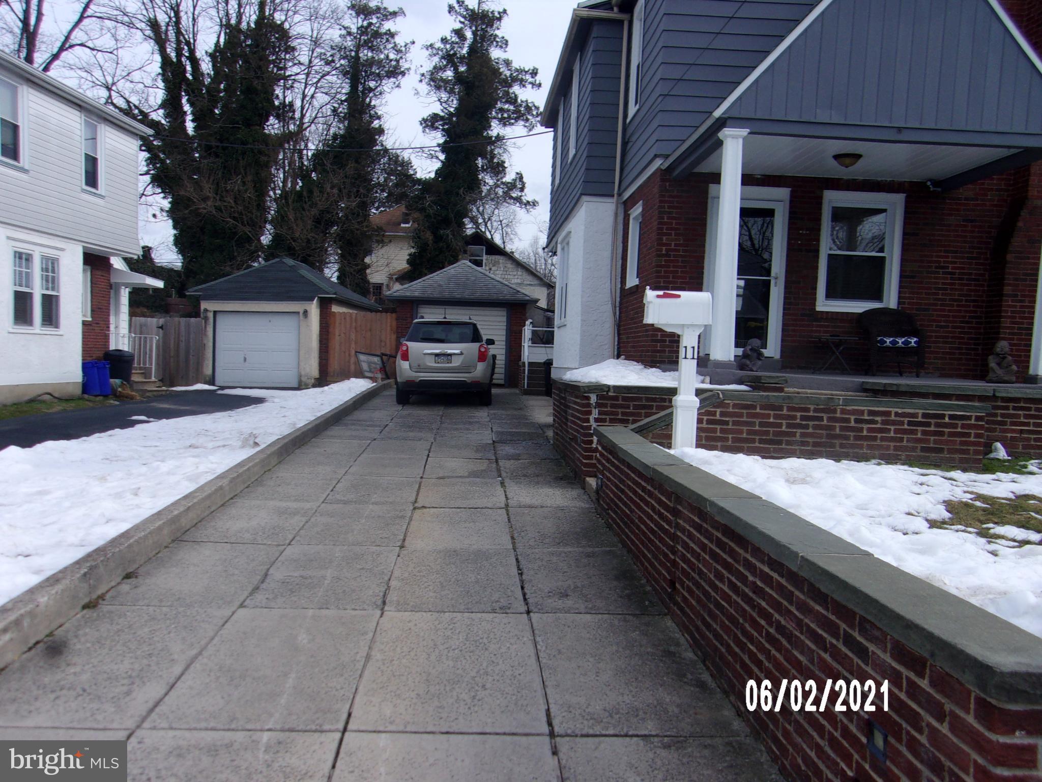11 West Garrison Road Brookhaven, PA 19015 - Photo 3 of 28 Driveway