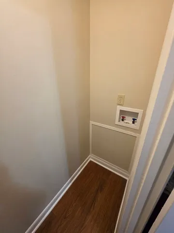 a view of small space with sink