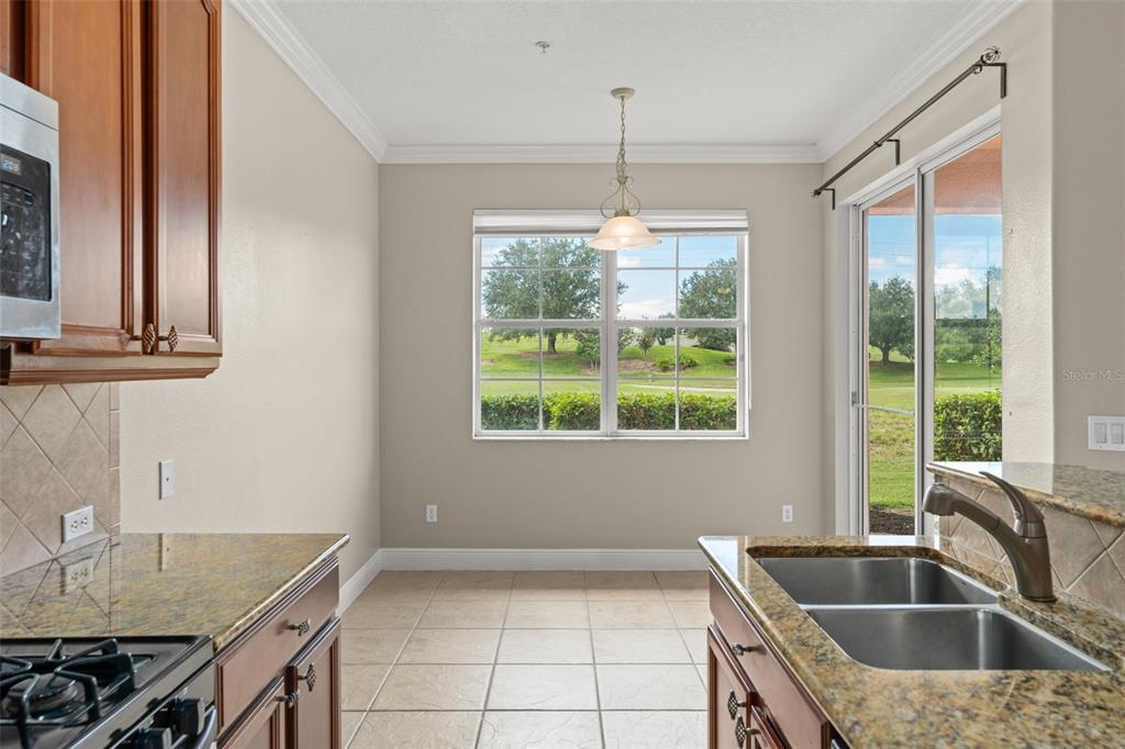 868 Assembly Court Reunion, FL 34747 - Photo 14 of 43 a kitchen that has a sink cabinets and a stove
