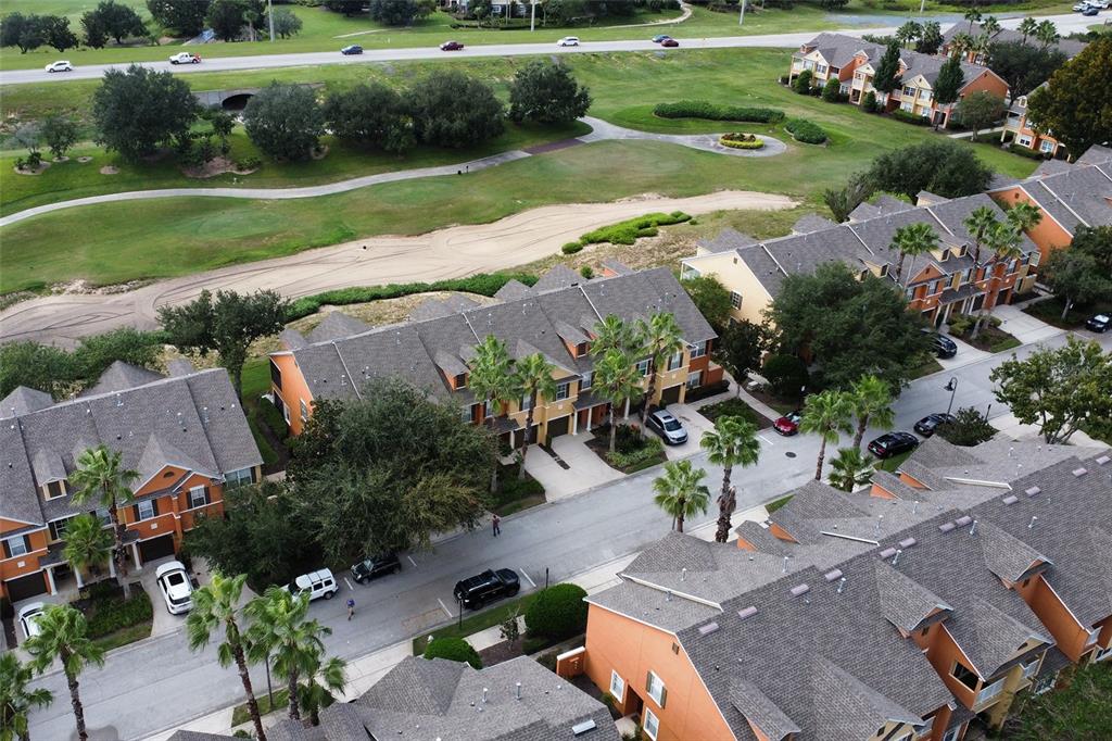 868 Assembly Court Reunion, FL 34747 - Photo 40 of 43 an aerial view of a house with a garden