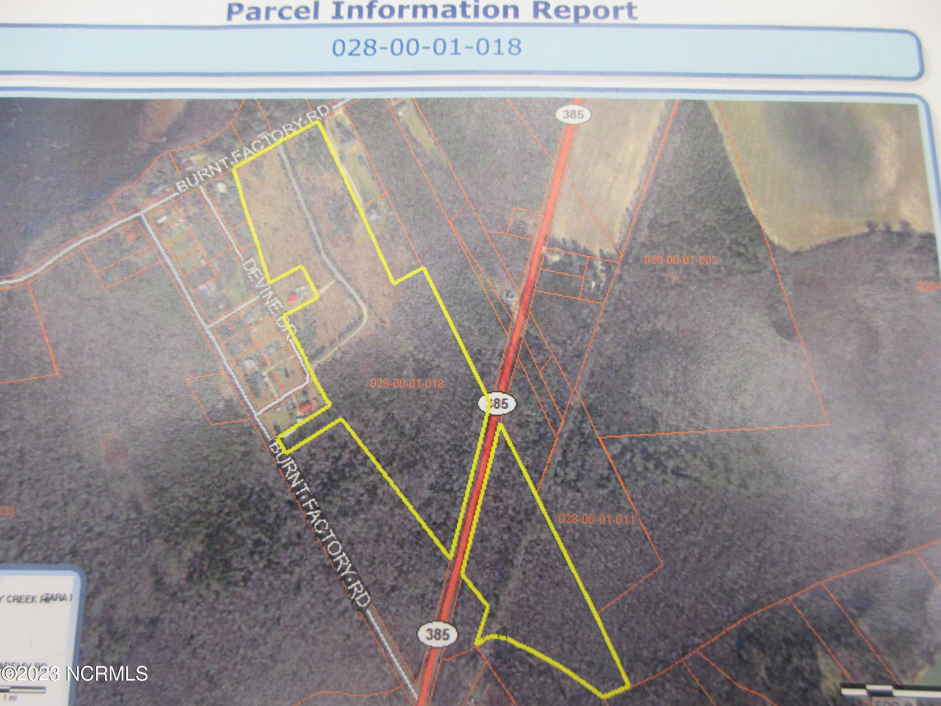 Hwy 385 Burnt Factory Rd North  