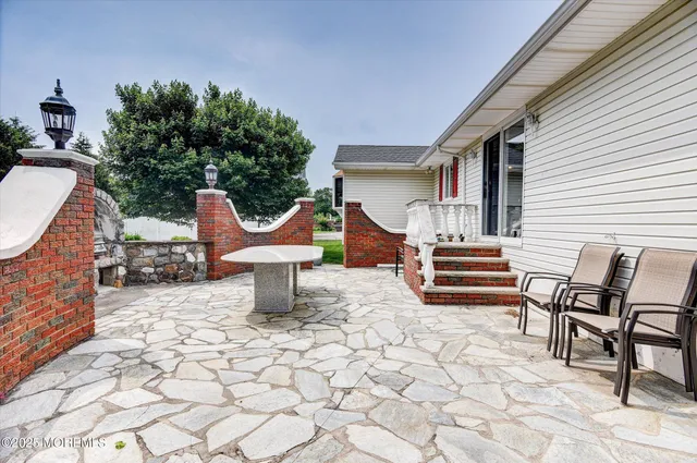 a outdoor space view with a sitting space